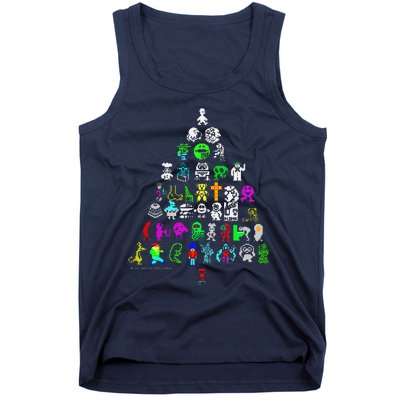 Zx Speccy Christmas Spectrum 8bit Tree Xmas Tank Top