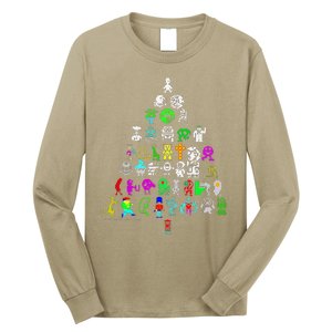 Zx Speccy Christmas Spectrum 8bit Tree Xmas Long Sleeve Shirt