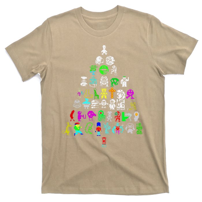 Zx Speccy Christmas Spectrum 8bit Tree Xmas T-Shirt