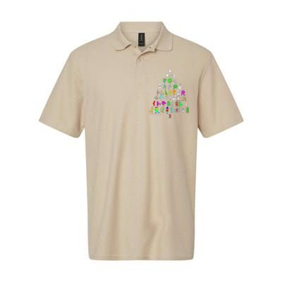 Zx Speccy Christmas Spectrum 8bit Tree Xmas Softstyle Adult Sport Polo