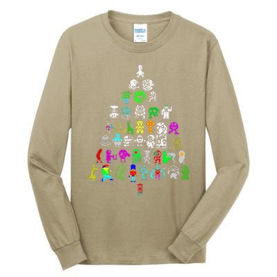 Zx Speccy Christmas Spectrum 8bit Tree Xmas Tall Long Sleeve T-Shirt