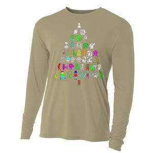 Zx Speccy Christmas Spectrum 8bit Tree Xmas Cooling Performance Long Sleeve Crew