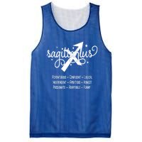 Zodiac Sagittarius Characteristics Gift Mesh Reversible Basketball Jersey Tank