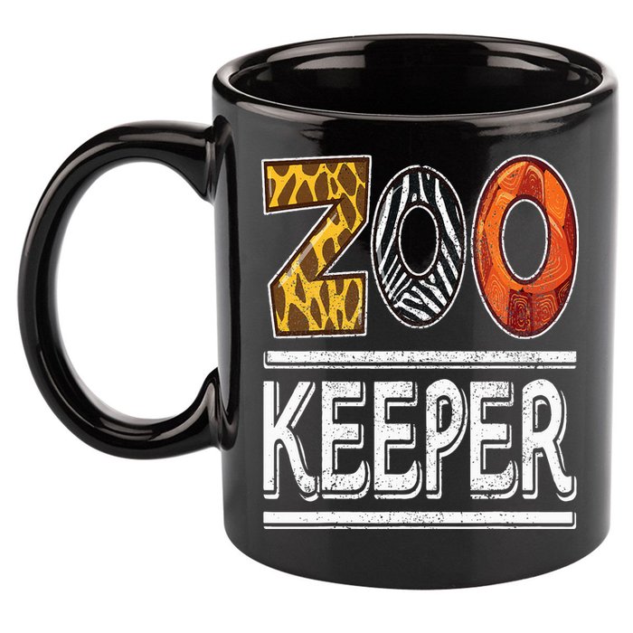 Zookeeper Safari Costume Adult Animal Print Zoo Keeper 11oz C Handle Ceramic Mug
