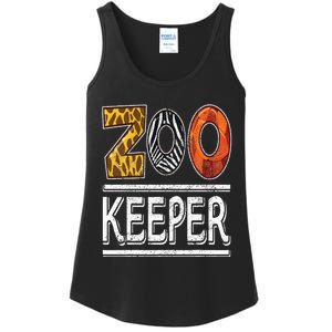 Zookeeper Safari Costume Adult Animal Print Zoo Keeper Ladies Essential Tank