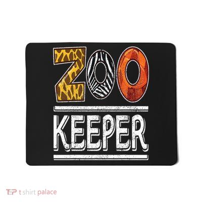 Zookeeper Safari Costume Adult Animal Print Zoo Keeper Mousepad