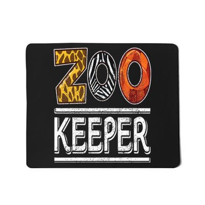 Zookeeper Safari Costume Adult Animal Print Zoo Keeper Mousepad