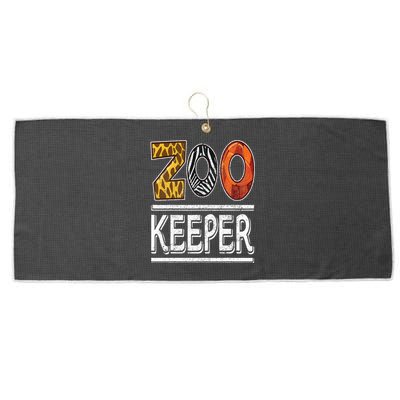 Zookeeper Safari Costume Adult Animal Print Zoo Keeper Large Microfiber Waffle Golf Towel