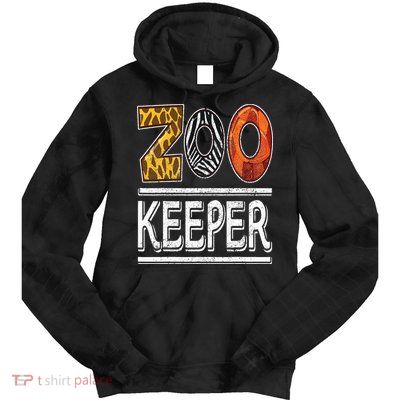 Zookeeper Safari Costume Adult Animal Print Zoo Keeper Tie Dye Hoodie