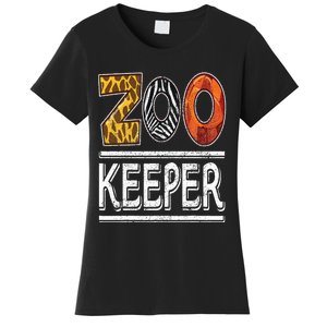 Zookeeper Safari Costume Adult Animal Print Zoo Keeper Women's T-Shirt