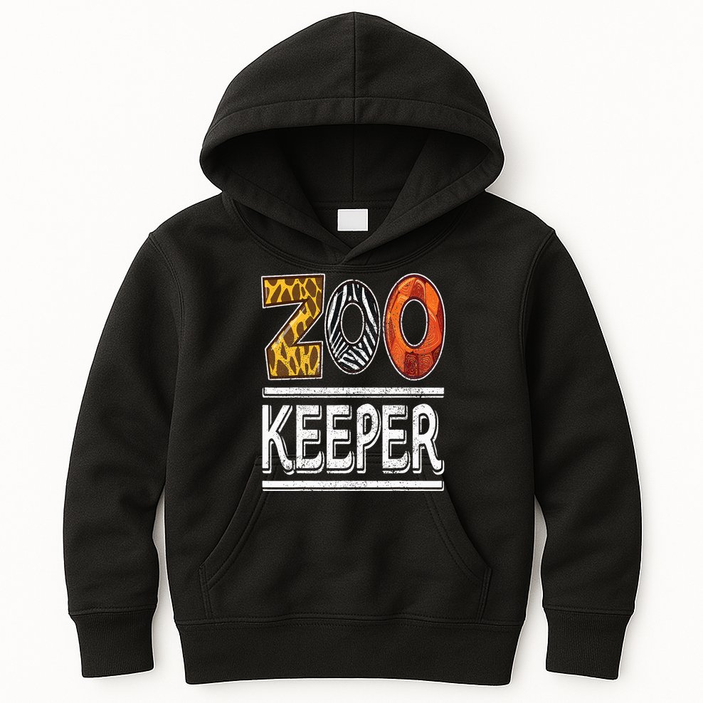 Zookeeper Safari Costume Adult Animal Print Zoo Keeper Kids Hoodie