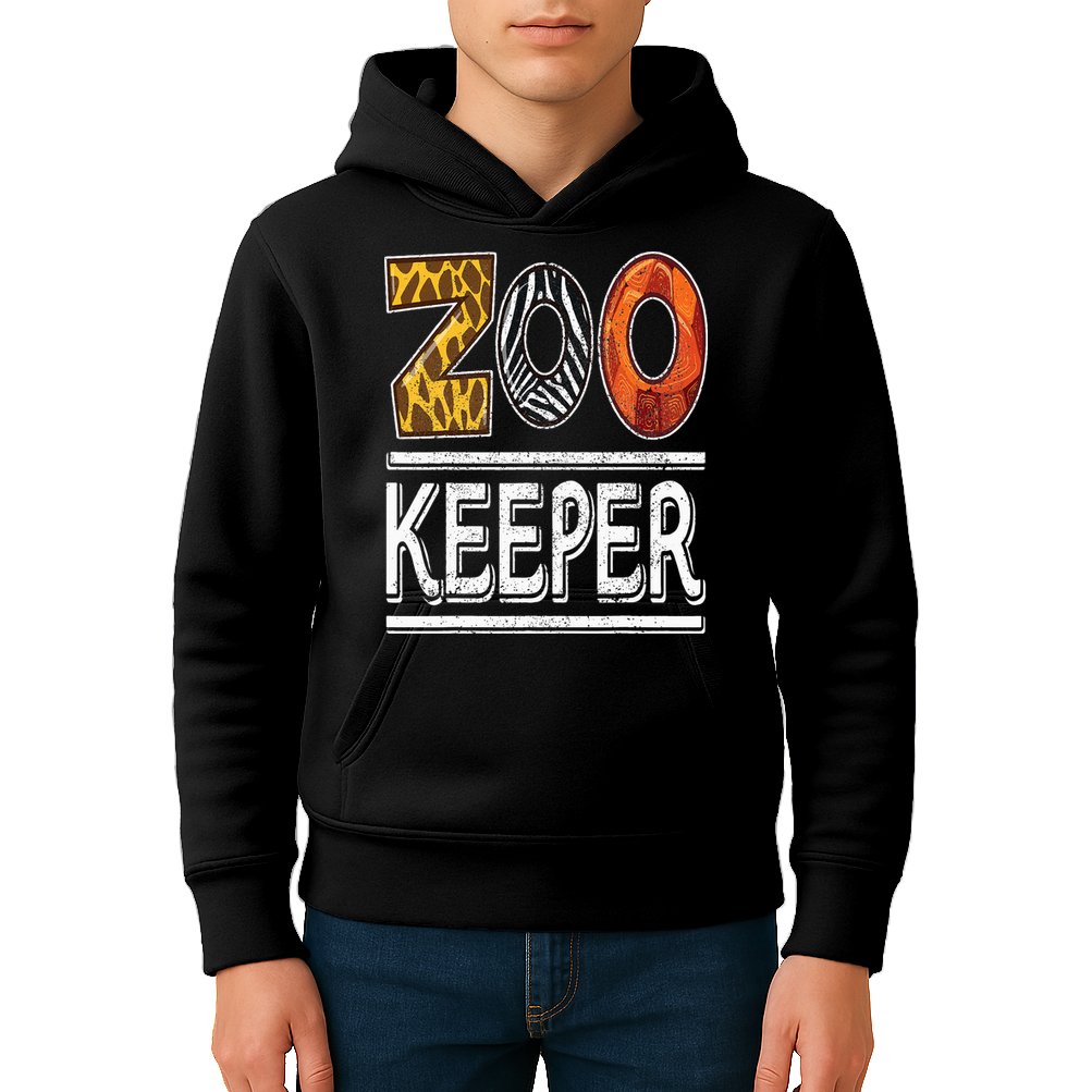 Zookeeper Safari Costume Adult Animal Print Zoo Keeper Kids Hoodie