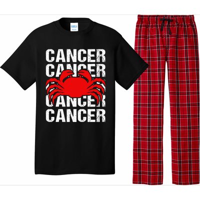 Zodiac Sign Cancer Crab Zodiac Gift Pajama Set