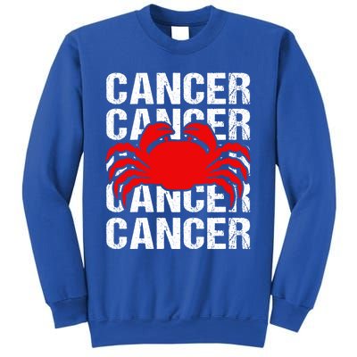 Zodiac Sign Cancer Crab Zodiac Gift Sweatshirt