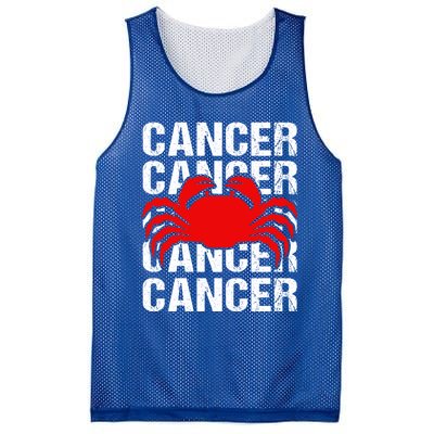 Zodiac Sign Cancer Crab Zodiac Gift Mesh Reversible Basketball Jersey Tank