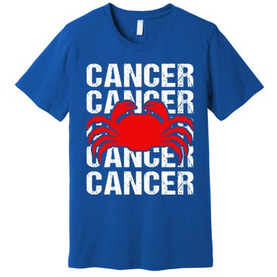 Zodiac Sign Cancer Crab Zodiac Gift Premium T-Shirt