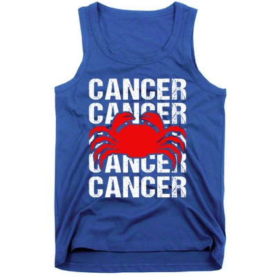 Zodiac Sign Cancer Crab Zodiac Gift Tank Top