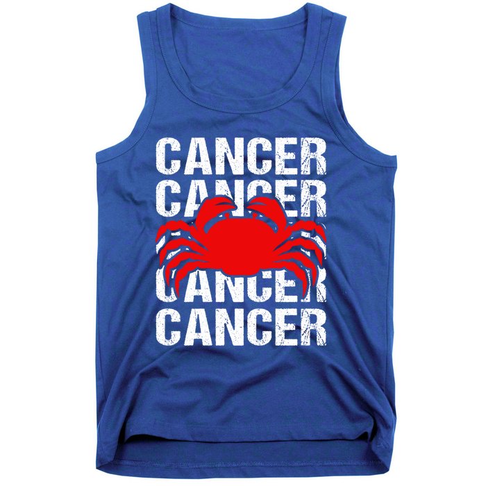 Zodiac Sign Cancer Crab Zodiac Gift Tank Top