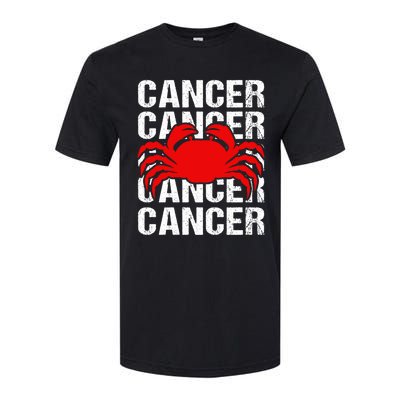 Zodiac Sign Cancer Crab Zodiac Gift Softstyle CVC T-Shirt