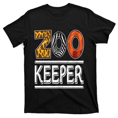 Zookeeper Safari Costume Adult Kids Animal Print Zoo Keeper T-Shirt