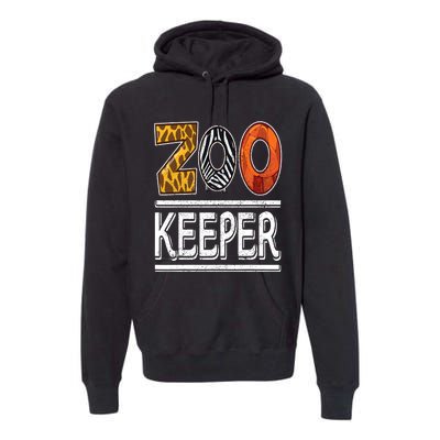 Zookeeper Safari Costume Adult Kids Animal Print Zoo Keeper Premium Hoodie