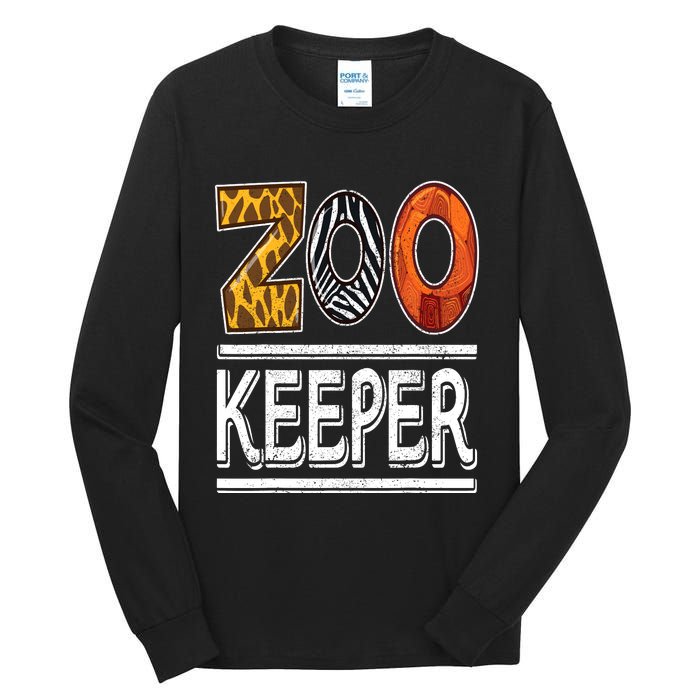 Zookeeper Safari Costume Adult Kids Animal Print Zoo Keeper Tall Long Sleeve T-Shirt