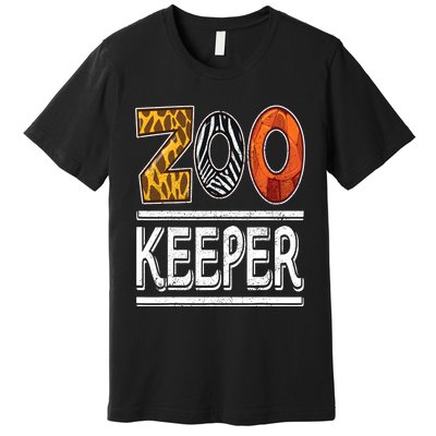 Zookeeper Safari Costume Adult Kids Animal Print Zoo Keeper Premium T-Shirt