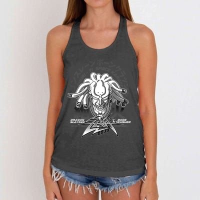 Zekka&X27;S Space Dojo Women's Knotted Racerback Tank