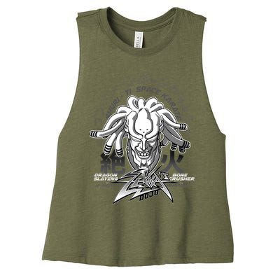 Zekka&X27;S Space Dojo Women's Racerback Cropped Tank