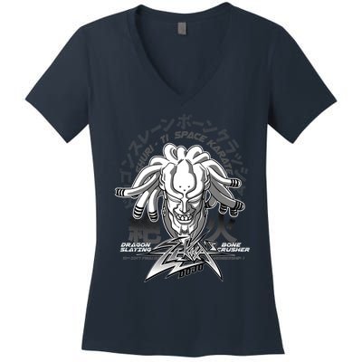 Zekka&X27;S Space Dojo Women's V-Neck T-Shirt