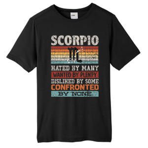 Zodiac Sign Funny Scorpio Hated By Many Graphic Tall Fusion ChromaSoft Performance T-Shirt