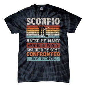 Zodiac Sign Funny Scorpio Hated By Many Graphic Tie-Dye T-Shirt