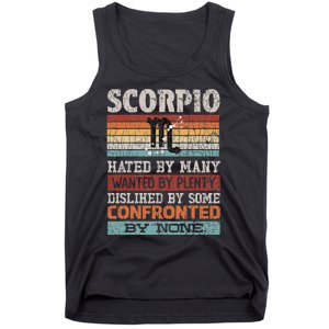 Zodiac Sign Funny Scorpio Hated By Many Graphic Tank Top