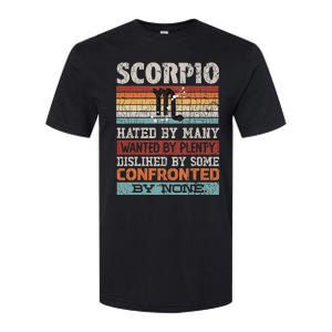 Zodiac Sign Funny Scorpio Hated By Many Graphic Softstyle CVC T-Shirt