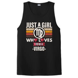 Zodiac Sign Funny Who Loves To Be A Virgo Graphic Gift PosiCharge Competitor Tank