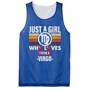 Zodiac Sign Funny Who Loves To Be A Virgo Graphic Gift Mesh Reversible Basketball Jersey Tank