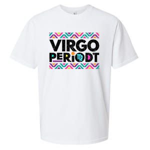 Zodiac Sign Funny Virgo Periodt Graphic Great Gift Sueded Cloud Jersey T-Shirt