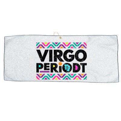 Zodiac Sign Funny Virgo Periodt Graphic Great Gift Large Microfiber Waffle Golf Towel