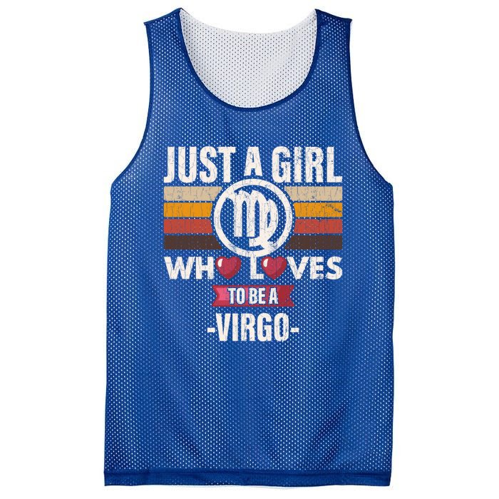 Zodiac Sign Funny Who Loves To Be A Virgo Graphic Cute Gift Mesh Reversible Basketball Jersey Tank