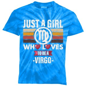 Zodiac Sign Funny Who Loves To Be A Virgo Graphic Cute Gift Kids Tie-Dye T-Shirt