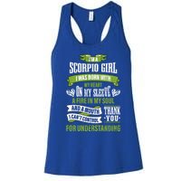 Zodiac Sign Funny I’m A Scorpio Graphic Cute Gift Women's Racerback Tank