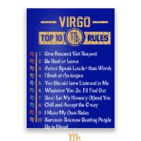 Zodiac Sign Funny Top 10 Rules Of Virgo Horoscope Birthday Great Gift Poster