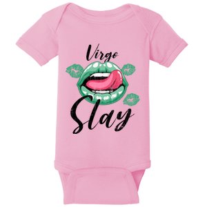 Zodiac Sign Funny Virgo Slay Graphic Cute Gift Baby Bodysuit