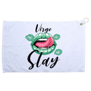 Zodiac Sign Funny Virgo Slay Graphic Cute Gift Grommeted Golf Towel