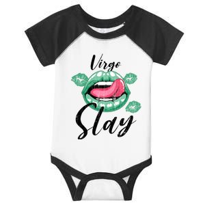 Zodiac Sign Funny Virgo Slay Graphic Cute Gift Infant Baby Jersey Bodysuit