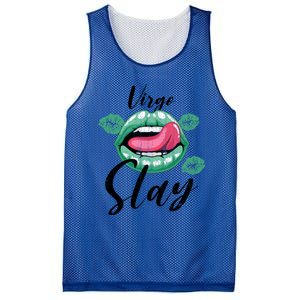 Zodiac Sign Funny Virgo Slay Graphic Gift Mesh Reversible Basketball Jersey Tank