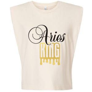 Zodiac Sign Gift Garment-Dyed Women's Muscle Tee