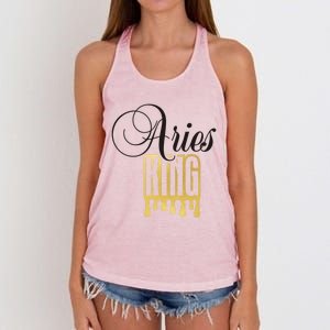 Zodiac Sign Gift Women's Knotted Racerback Tank