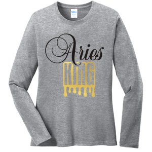 Zodiac Sign Gift Ladies Long Sleeve Shirt