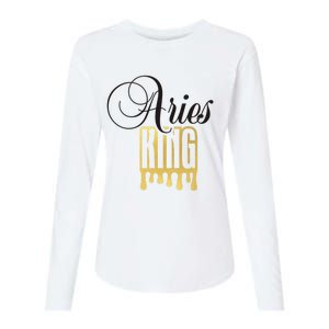 Zodiac Sign Gift Womens Cotton Relaxed Long Sleeve T-Shirt